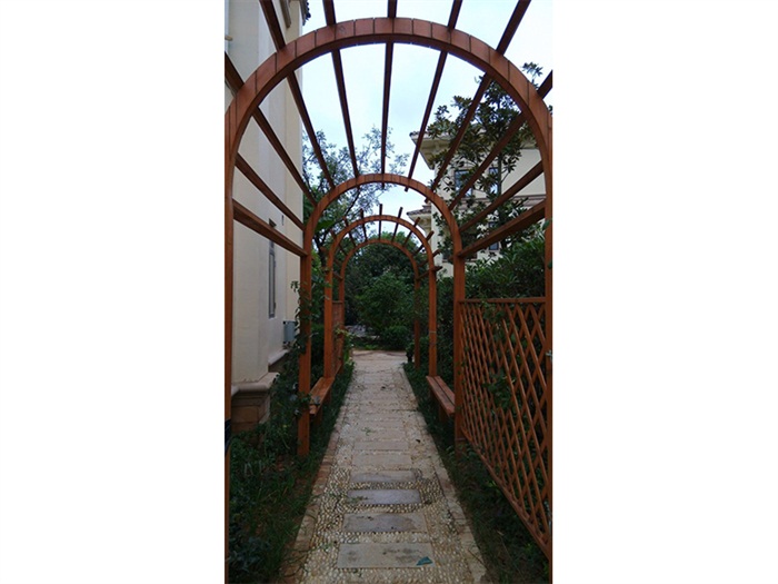 涼亭、花架施工
