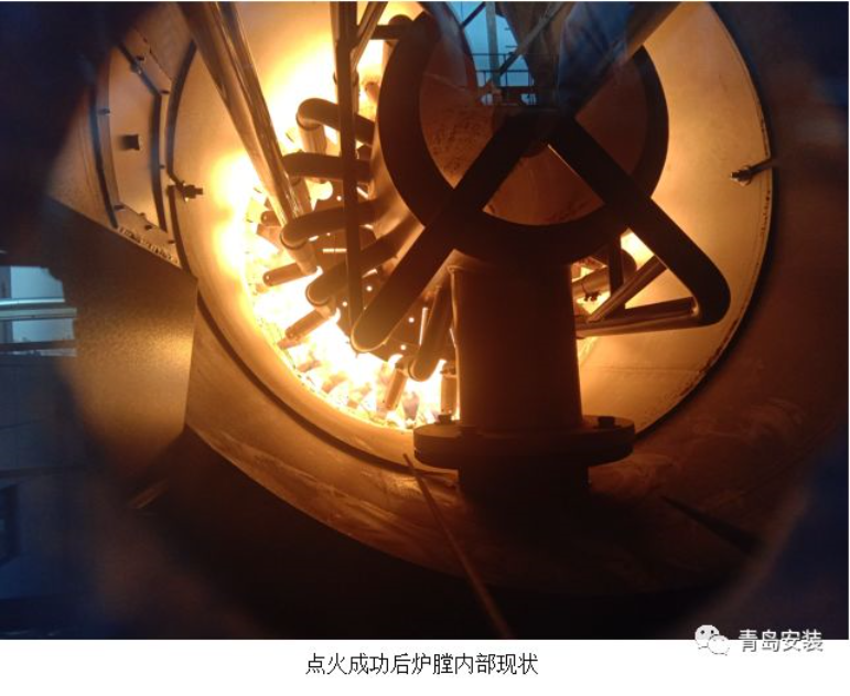 燃?xì)鉄崴仩t擴(kuò)建工程（一期）—鍋爐試運(yùn)行點火成功